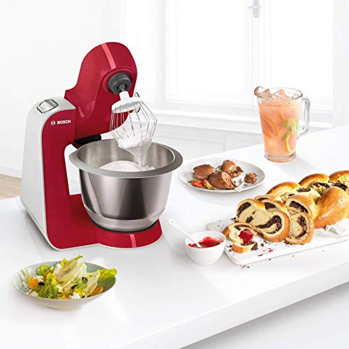 Bosch MUM58720 CreationLine Robot de cocina, 1000 W, color rojo