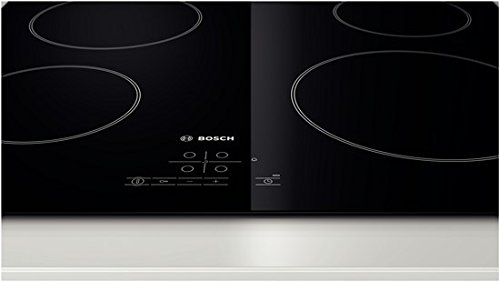 Bosch PKE611B17E hobs - Placa (Incorporado, Cerámico, Tocar, Parte superior delantera, 1m) Negro