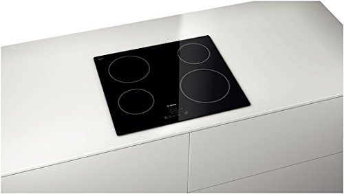 Bosch PKE611B17E hobs - Placa (Incorporado, Cerámico, Tocar, Parte superior delantera, 1m) Negro