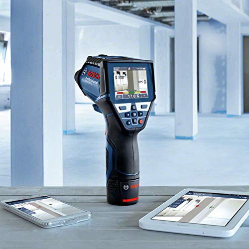 Bosch Professional Termómetro de infrarrojos GIS 1000 C (con función de aplicación, intervalo de temperaturas: de -40 °C a 1000 °C, 4x pilas AA, en caja)