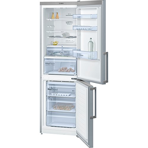 Bosch Serie 4 KGN36XI35 nevera y congelador Independiente Acero inoxidable 324 L A++ - Frigorífico (324 L, SN-T, 14 kg/24h, A++, Compartimiento de zona fresca, Acero inoxidable)