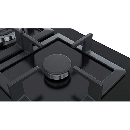 Bosch Serie 6 PPP6A6B20 hobs Negro Integrado Encimera de gas - Placa (Negro, Integrado, Encimera de gas, Vidrio, 1000 W, 1750 W)