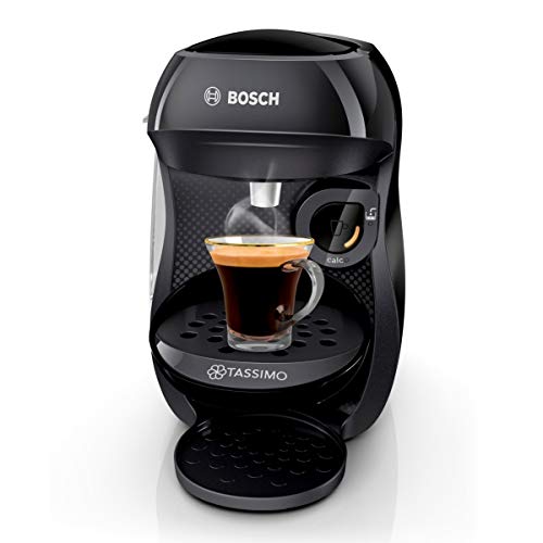 Bosch TAS1002 TASSIMO Happy Cafetera de cápsulas, 1400 W, color negro