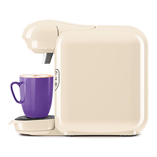 Bosch TAS1407 Tassimo Vivy 2 - Cafetera Multibebidas Automática de Cápsulas, Diseño Compacto, color Vainilla