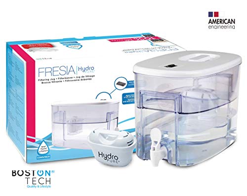 Boston Tech Fresia, dispensador de Agua Filtrada Compatible con filtros Brita Maxtra 9 litros. Un Filtro de Regalo. (Fresia)