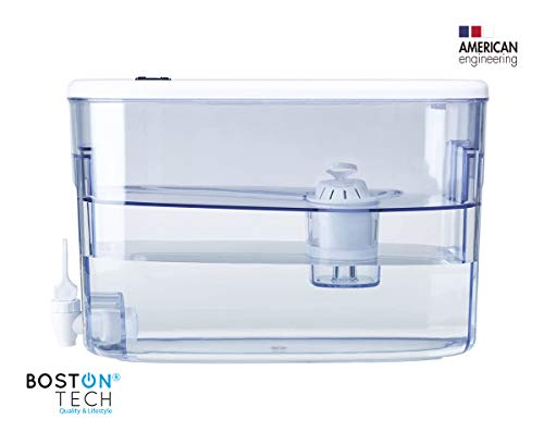 Boston Tech Fresia, dispensador de Agua Filtrada Compatible con filtros Brita Maxtra 9 litros. Un Filtro de Regalo. (Fresia)