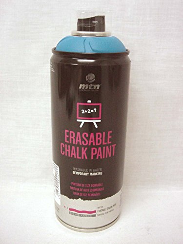 BOTE SPRAY PINTURA CHALK PIZARRA TIZA BORRABLE MONTANA COLORS AZUL ELECTRICO