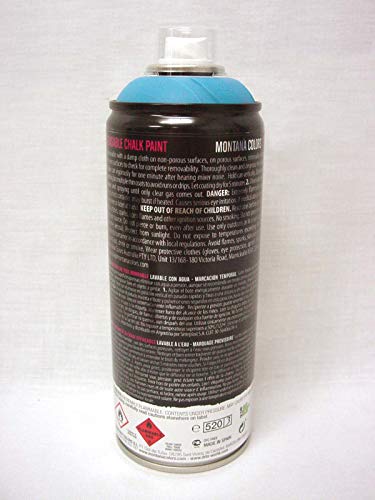 BOTE SPRAY PINTURA CHALK PIZARRA TIZA BORRABLE MONTANA COLORS AZUL ELECTRICO