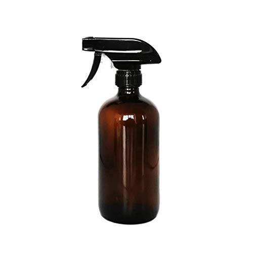 Botellas de vidrio ámbar Spray - 16 Oz grande recargable del es ideal for los aceites esenciales, productos de limpieza, productos de limpieza caseros, aromaterapia, tratamientos de belleza orgánicos