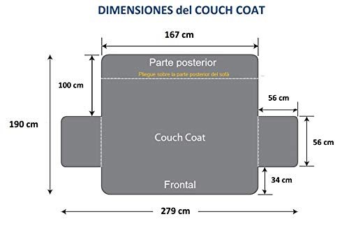 BOTOPRO - Couch Coat, la Funda de sofá Impermeable, Lavable y Reversible - Anunciado en TV