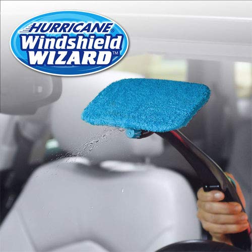 BOTOPRO - Hurricane Windshield Wizard (2x1), el Kit Limpiador de Parabrisas de Coches y Todo Tipo de Cristales, con Microfibra y dispensador de Agua Incorporado - Anunciado en TV