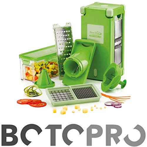 BOTOPRO - NicerDicer, la mandolina Que Corta, Pica y ralla Todo Tipo de Alimentos