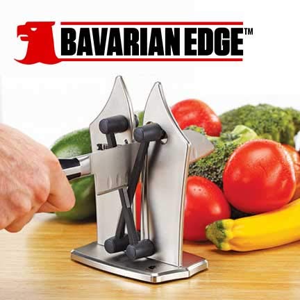 BOTOPRO - Oferta 2 Uds. Bavarian Edge, el afilador de Cuchillos Profesional. Afila en Segundos Cualquier Tipo de Cuchillo, Liso y de Sierra - Anunciado en TV