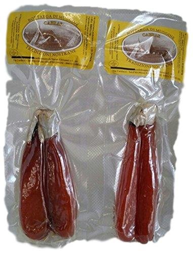 Bottarga di muggine hecho a Cabras – Oristano Metodo Artesanal 200 g – Dai 2 AI 3 piezas al vacío.