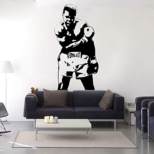 Boxing King Muhammad UFC Sports Ali para niños pegatina de pared calcomanía impermeable Cassius Clay vinilo mural cartel regalo dormitorio GYM decoración