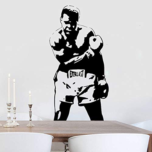 Boxing King Muhammad UFC Sports Ali para niños pegatina de pared calcomanía impermeable Cassius Clay vinilo mural cartel regalo dormitorio GYM decoración