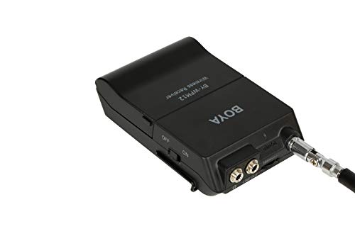 Boya BY-WFM12 - Micrófono inalámbrico Profesional para cámara réflex Digital (inalámbrico, 12 Canales, transmisor VHF, Sistema de recepción y transmisor VHF)