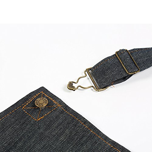 BOYANN Denim Vintage Delantales de Cocina Mujer Graciosos, Modelo 1