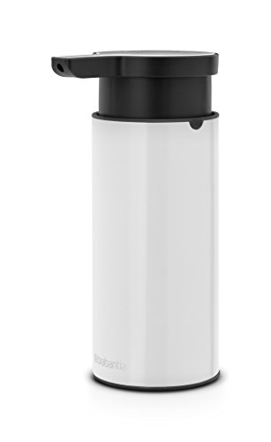 Brabantia 108181 Dispensador de jabón, Blanco, 0.18 L