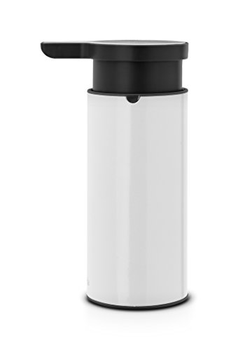 Brabantia 108181 Dispensador de jabón, Blanco, 0.18 L