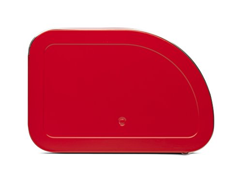 Brabantia 484001 - Panera con Tapa Deslizante, tamaño Normal, Color Rojo