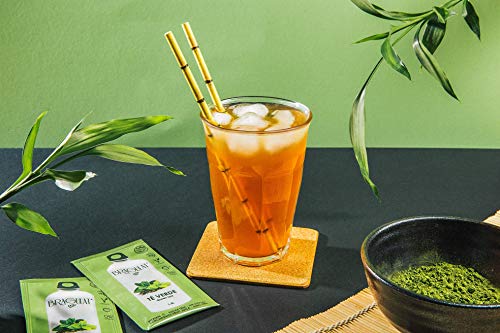 BRAGULAT | Zumo Concentrado de Limón y Té Verde | Bebidas y Refrescos Instantáneos en Polvo | Sin Azúcar y con Vitamina C | 15 Sobres