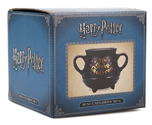 Branpresto Taza Harry Potter en forma de Caldero, 325 ml, Color Negro