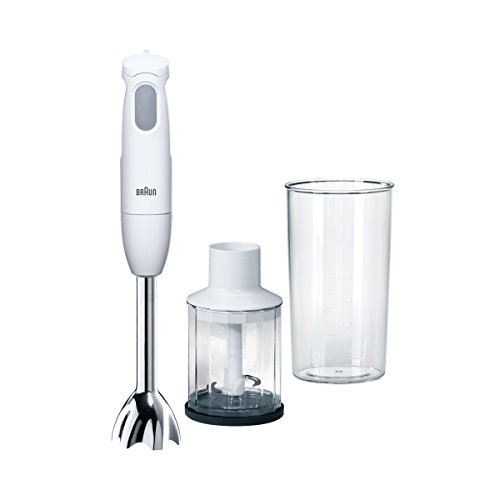 Braun MQ120 Pesto - Batidora de mano, color gris/blanco, 450 W