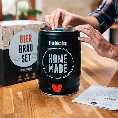 Brewbarrel Kit todo incluído para elaborar Cerveza Lager en Casa - Producto de Alemania - Disfruta tu cerveza en sólo 7 días