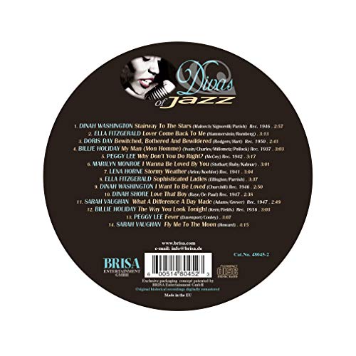 BRISA CD de música DIVAS OF JAZZ - edición de colección, edición especial, caja de regalo