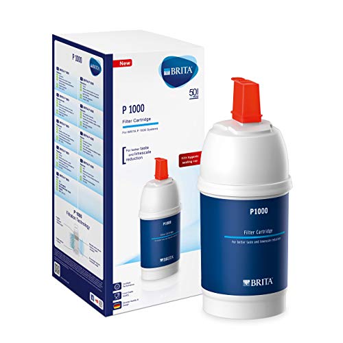 BRITA P1000 - Filtro de Agua para grifo con recambios para 12 meses de agua filtrada, 1 cartucho