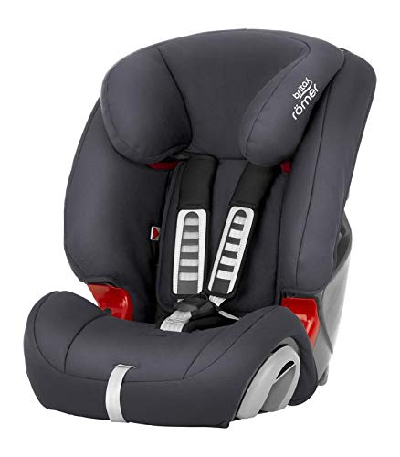 Britax Römer Silla de coche 9 meses - 12 años, 9 - 36 kg, EVOLVA 1-2-3 Grupo 1/2/3, Storm Grey