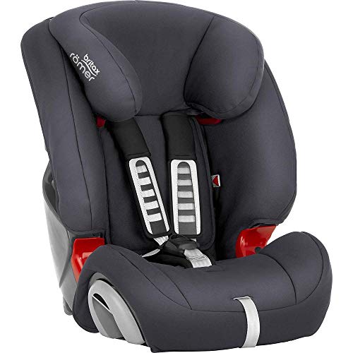 Britax Römer Silla de coche 9 meses - 12 años, 9 - 36 kg, EVOLVA 1-2-3 Grupo 1/2/3, Storm Grey