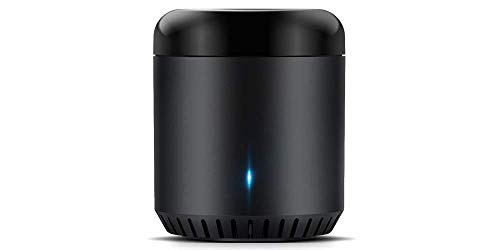 Broadlink Smart Home Hub, RM Mini3 Smart Wi-Fi IR Mando a Distancia Universal, uno para Todos los Controladores de Infrarrojos, Color Negro