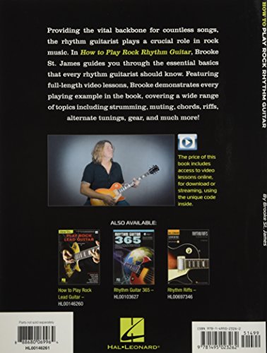 Brooke St. James: How To Play Rock Rhythm Guitar (Book/Online Video)