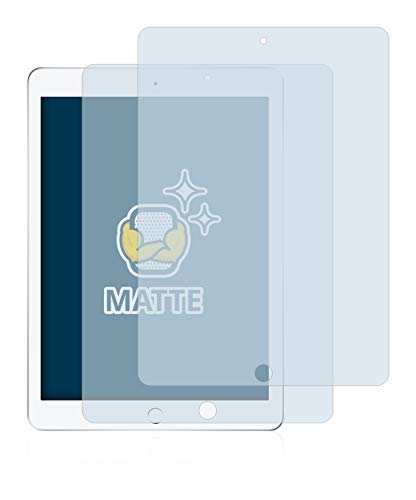 BROTECT Protector Pantalla Anti-Reflejos Compatible con Apple iPad 9.7" 2018 (6a generación) (2 Unidades) Pelicula Mate Anti-Huellas