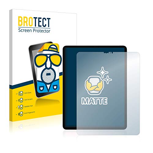 BROTECT Protector Pantalla Anti-Reflejos Compatible con Apple iPad Pro 12.9" 2018 Pelicula Mate Anti-Huellas