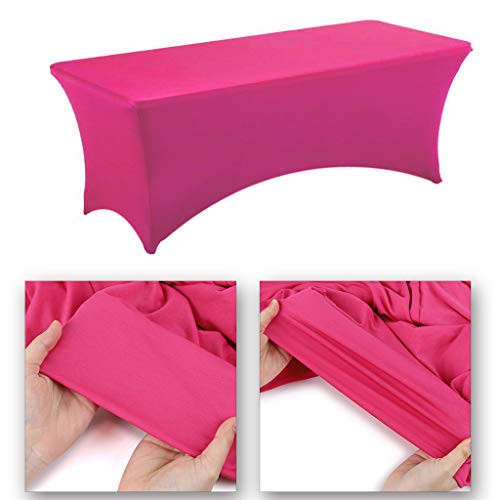 BTSKY - Mantel rectangular de licra para mesa de eventos, para fiestas de disfraces, banquetes y mesas