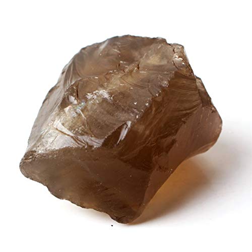 BTZHY 1PC Natural del Cuarzo Ahumado de Cristal en Bruto Piedra en Bruto Piedra Preciosa de Mineral de muestras Irregular de Cristal Decoración de Reiki (Color : Smoky Quartz 81 100g)