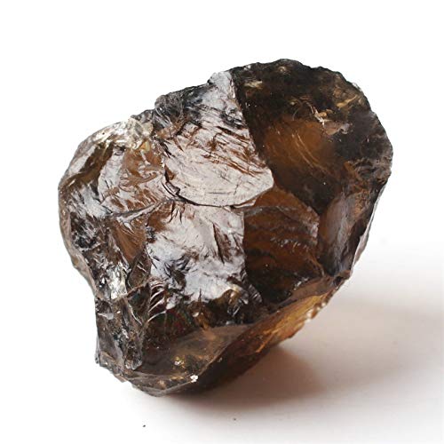 BTZHY 1PC Natural del Cuarzo Ahumado de Cristal en Bruto Piedra en Bruto Piedra Preciosa de Mineral de muestras Irregular de Cristal Decoración de Reiki (Color : Smoky Quartz 81 100g)