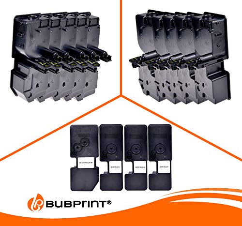 Bubprint - Juego de 4 tóner compatible con Kyocera TK-5220 TK5220 TK 5220 para Ecosys M5521cdn M5521cdw P5021cdn P5021cdw M5521 P5021 CDN cdw M-5521 BK C M Y