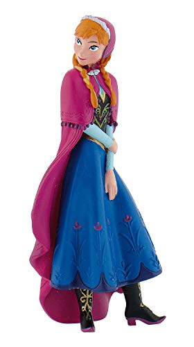 Bullyland 13446 – Juego de Figuras de Walt Disney La Reina del Hielo – Elsa, Anna y Olaf – Figuras pintadas a Mano, sin PVC, Gran Regalo para niños y niñas para Jugar con fantasía