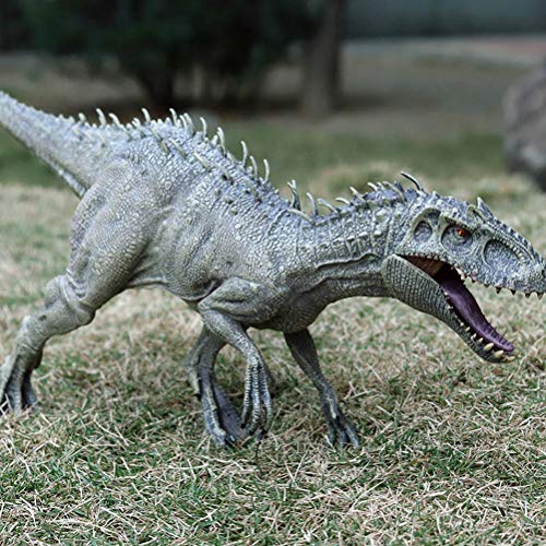 BUNRUN Plástico Jurassic World Indominus Rex Dinosaur Party y coleccionistas Artículo 34cm Animales Modelo Kid Toy Gift