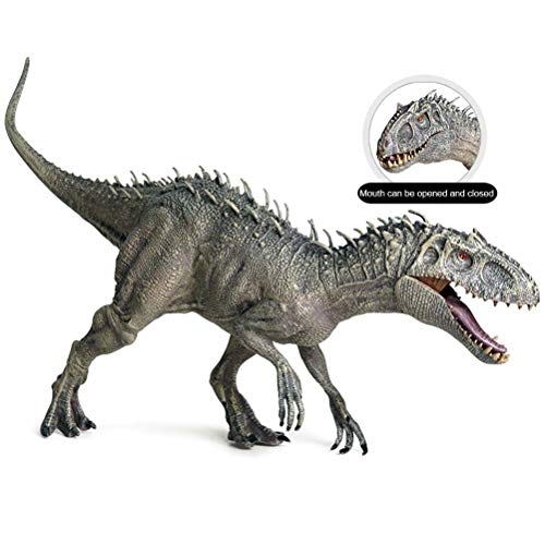 BUNRUN Plástico Jurassic World Indominus Rex Dinosaur Party y coleccionistas Artículo 34cm Animales Modelo Kid Toy Gift