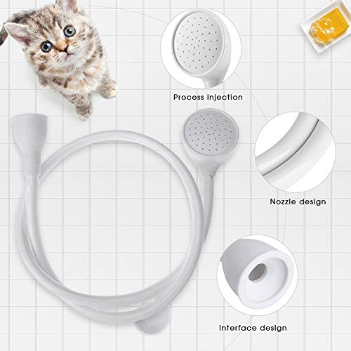 Cabezal Ducha Para Mascotas Solo Grifo Ducha Herramienta Rociado Lavabo Baño Manguera Lavado Cabello Handheld Redondo Bebé Faucet Push Sprinkler