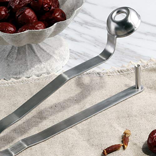 Cabilock Date Corer Cherry Pitter Tool Portable Olive And Cherry Pitter Removedor Multifunción Fruit Corer Deshuesador Removedor para El Hogar Cocina Cherry Jujube Date