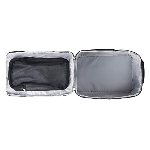 Cabin Max Manhattan Stowaway XL – Maleta de Cabina para Ryanair 40x20x25 Maleta de Viaje Nuevas Regulaciones sobre Equipaje Gratuito en Vuelos de Ryanair (Grey Detail)