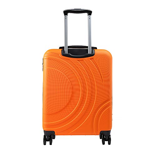 Cabin Max Velocity - Maleta para Equipaje de Cabina Ligera | Trolley de ABS con Ruedas de 55 x 40 x 20 cm Extensible a 55 x 40 x 25 cm Aprobado para Vuelo en Ryanair, EasyJet, BA (Sevilla Naranja)