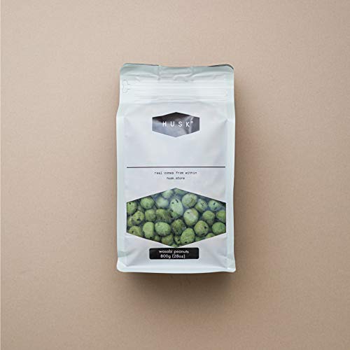 Cacahuetes con Wasabi de HUSK – Bolsa Sellable