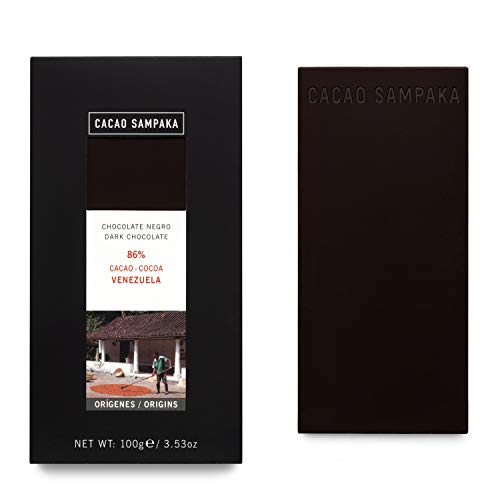 Cacao Sampaka - Tableta de Chocolate Negro 86% Cacao de Venezuela - 1 x 100gr